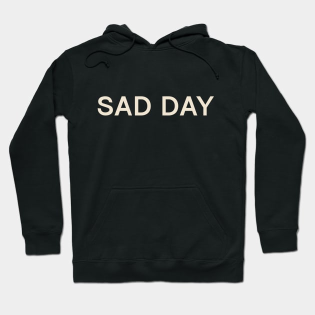 Sad Day On This Day Perfect Day Hoodie by TV Dinners